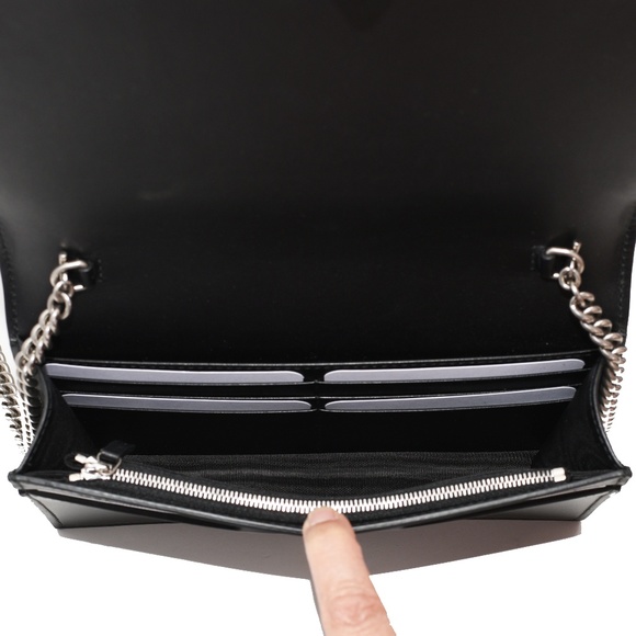 NEW GUCCI XL LOGO LEATHER CROSS-BODY BAG - Picture 6 of 8